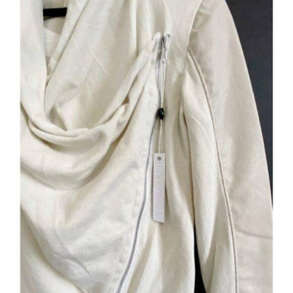 NWT BLANKNYC  Faux Leather Mixed Media‎ Zip Jacket, size XS - Picture 7 of 12